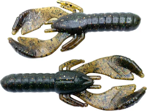 Miniatura 20 de Phat Pak Baits - Beasty Bug Jr Ned Rig Craw Finesse Bass Señuelo de pesca de plástico suave 20ct 2.8" Paquete de variedades