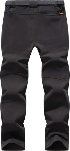 Miniatura 2 de BenBoy - Pantalones deportivos masculinos tipo cargo de esquí, impermeables, a prueba de viento, de vellón, para senderismo y actividades al aire