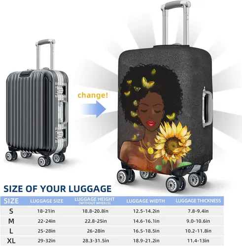 Miniatura 6 de Maleta De Viaje Protector Explosión Pelo Girl3 Elástica Protectora Lavable Cubierta De Equipaje Con Cremallera Oculta Adecuado Para, Estilo71