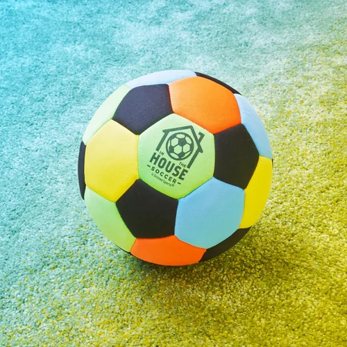 Miniatura 7 de in The House - Balón de fútbol acolchado tamaño 4 para niñas (mayores de 3 años), niños (mayores de 3 años) y adultos, lleva la práctica de fútbol a