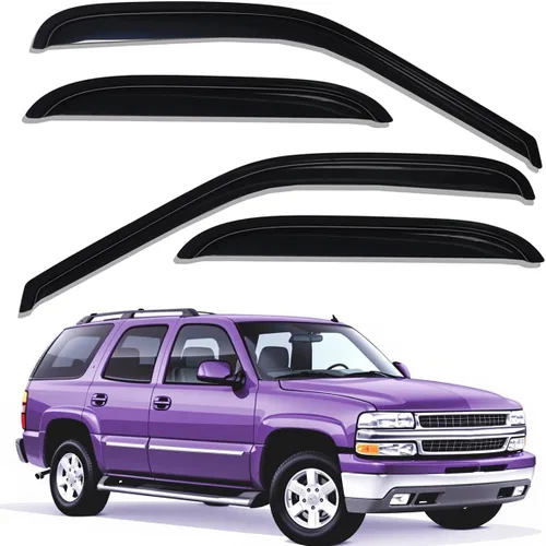 Miniatura 6 de Lightronic Visor de Ventana con Protección UV para Canal Interno, Compatible con Chevrolet Tahoe y GMC Yukon 2000-2006, Yukon Denali 2001-2006