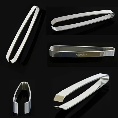 Miniatura 7 de RCI GLOBAL - Pinzas de hueso de pescado fabricadas en Japón, antideslizantes, agarre de precisión, deshuesado, salmón, lubina, bagre, acero