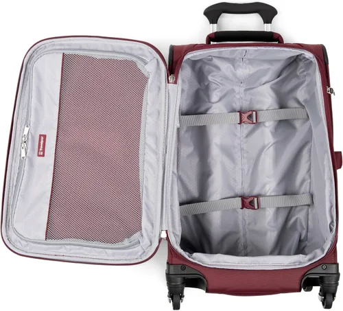 Miniatura 117 de Travelpro Maxlite 5 - Juego de 2 piezas de equipaje de mano de tela, expandibles con 4 ruedas giratorias, bolso blando para debajo del asiento, Negro