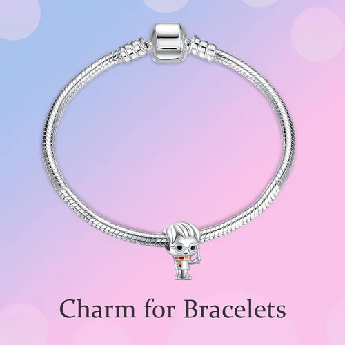 Miniatura 9 de Dijes de plata de ley 925 con diseño de oso dorado para mujer, pulseras y collares, regalos para familiares y amigos, 3 piezas/paquete