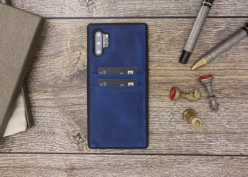 Miniatura 2 de Venito Capri - Funda de piel tipo cartera compatible con Samsung Galaxy Note 10 Plus (6,8 pulgadas), extra segura, con bloqueo RFID y cubierta