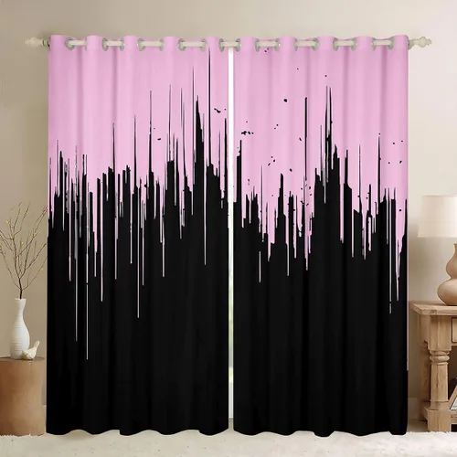 Miniatura 16 de Feelyou Cortinas de ventana para jugadores, cortinas de juego para niños, niñas y adolescentes, decoración de habitación, consola de juego, cortinas