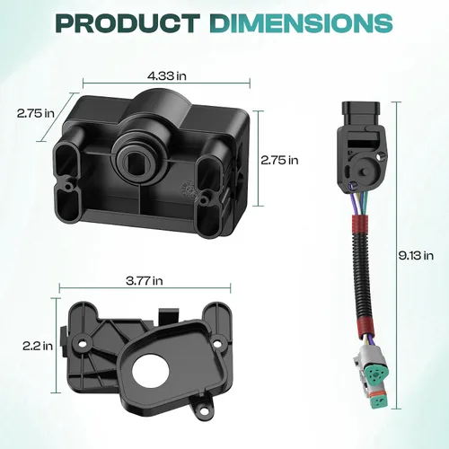 Miniatura 5 de Kit de conversión Drive-up de sensor de aceleración de carrito de golf a MCOR para Club Car Precedent Electric 2009-2011 con grupo de pedales de 2ª