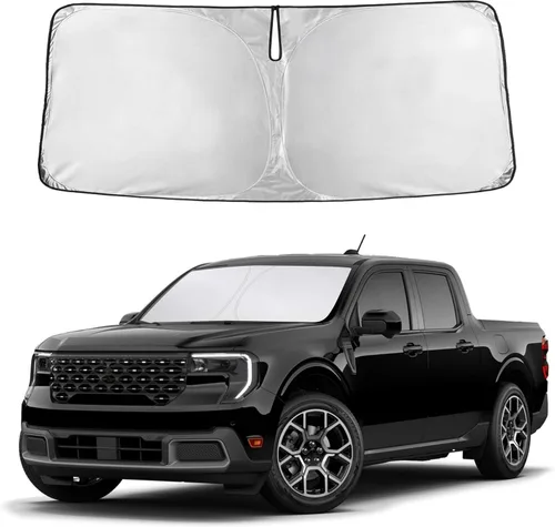 Miniatura 74 de Autovir Parasol para parabrisas Rivian R1S 2022-2024 2025 2026, parasol para ventana delantera, protección UV, bloqueador de calor, accesorios