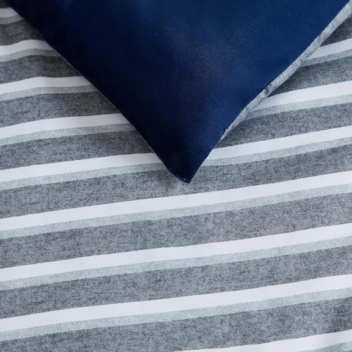 Miniatura 8 de Nautica - Juego de edredón individual/individual XL, ropa de cama suave y cepillada con sensación relajada para uso durante todo el año, juego