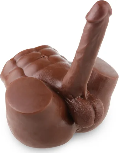 Muñeca sexual masculina para mujeres con consolador enorme de 7.7 pulgadas, muñeca sexual de torso para adultos para masturbación femenina, juguete
