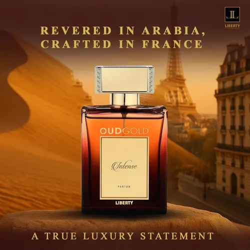 Miniatura 2 de Liberty Luxury OudGold Perfume Francés Intenso para Hombres – Fragancia Amaderada para hombres, Aroma Audaz y Duradero para Confianza y Prestigio