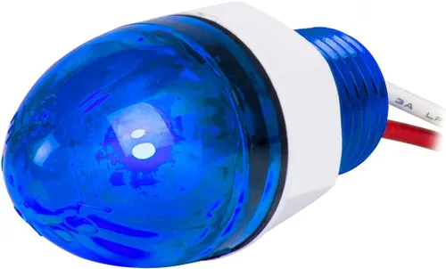 Miniatura 12 de GG Grand General 75390 Mini empuje/tornillo sandía ámbar/ámbar luz LED con tuerca 1 pulgada