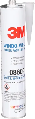 Miniatura 3 de 3M 08609 - Adhesivo de uretano para parabrisas Window-Weld súper rápido, sellador de vidrio automotriz de alta resistencia y curado rápido de una