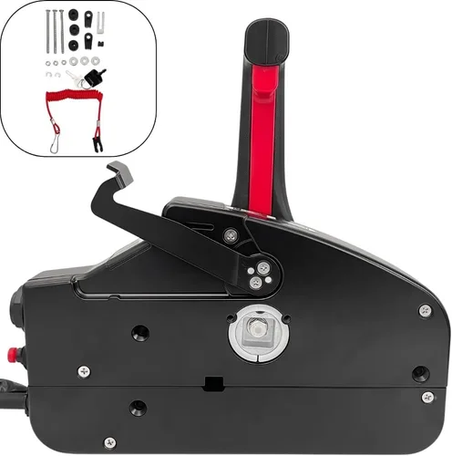Miniatura 5 de Caja de control del acelerador marino 24800-ZZ5-A02 y 24800-ZZ5-A03 montada lateral adecuada para motores fueraborda Honda