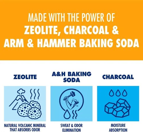Miniatura 9 de Arm & Hammer Bolsas que destruyen olores en el zapato, inserto desodorante de zapatos para reducir el olor y absorber la humedad, eliminador