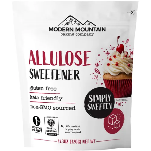 Edulcorante de alulosa (11.3 onzas), sustituto de azúcar cetogénico, 0.00 oz de carbohidratos netos, edulcorante cero calorías, sabe y se comporta
