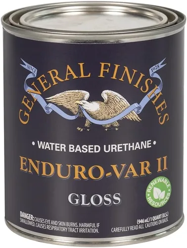 Miniatura 4 de General Finishes Enduro-VAR II - Capa superior de uretano a base de agua, 1 galón, semibrillante