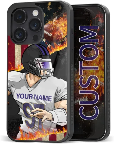 Miniatura 33 de Fundas de teléfono personalizadas con diseño deportivo para fanáticos para iPhone 11, 12, 13, 14, 15, 16 Pro Max Plus Mini X 7 8 SE para Samsung