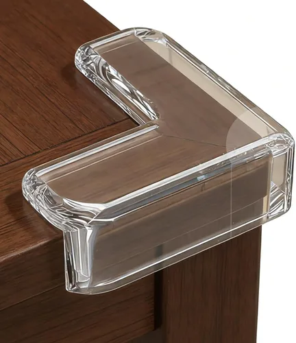 Miniatura 12 de Paquete de 16 protectores de esquina para bebé, protectores de esquina transparentes, protector de esquina de muebles y parachoques de seguridad