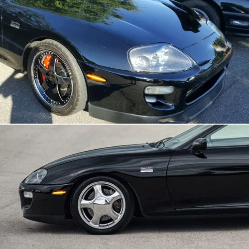Miniatura 9 de Lámpara LED ámbar de lente ahumada compatible con Toyota SUPRA MK.4 1997 1998 y Toyota Celica 2000-2005 Luz de marcador lateral de guardabarros