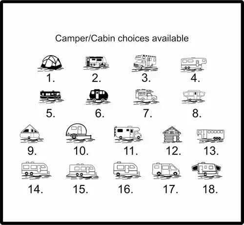 Miniatura 8 de Bandera personalizada para campamento – Letrero de decoración de campamento al aire libre personalizado – Regalo de Happy Camper para cámper