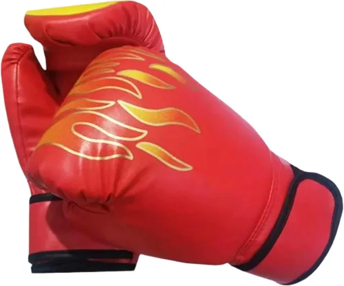 Miniatura 10 de 1 par de guantes de entrenamiento de boxeo: guantes de perforación de superficie de poliuretano para principiantes, guantes de entrenamiento