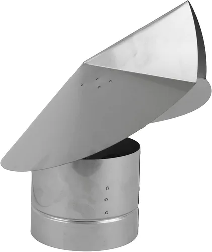 Miniatura 5 de FAMCO Tapa de chimenea direccional de viento (acero galvanizado, 5 pulgadas)