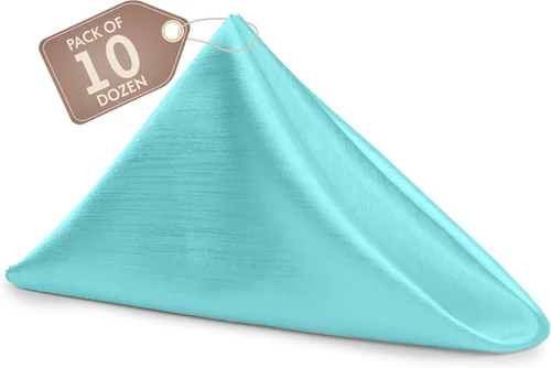 Miniatura 182 de Ultimate Textile -1 docena de servilletas reversibles Shantung Satin - Majestic - Servilletas de tela Majestic de 17 x 17 pulgadas, color marrón
