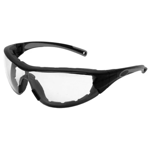 Miniatura 5 de Gateway Safety 21GB9F Swap Wraparound Gafas/Anteojos Híbridos de Seguridad para los Ojos, Lente Antivaho con Espejo Azul, Marco Negro con Borde