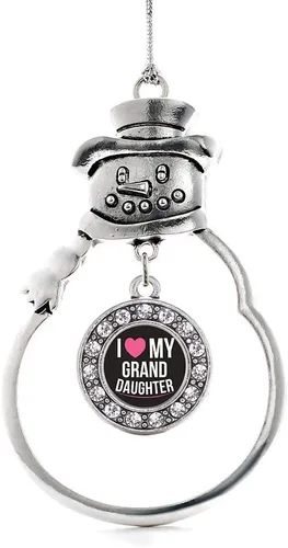 Miniatura 161 de Inspired Silver - Roller Queen - Adorno de Navidad plateado - Adorno circular para árbol de Navidad con circonita cúbica - Decoración colgante