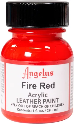 Miniatura 133 de Angelus - Pintura acrílica para cuero, 4 Fl Oz, color blanco - Pintura para cuero profesional flexible, resistente a grietas, arañazos