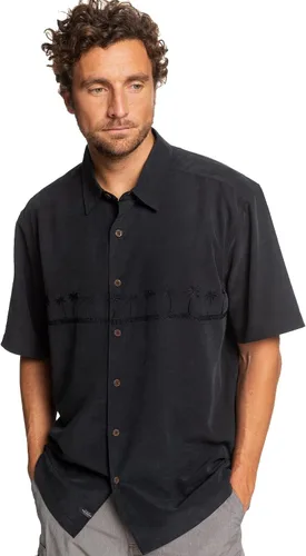 Miniatura 4 de Quiksilver Men's Tahiti Palms 4 Button Up Floral Collared Shirt