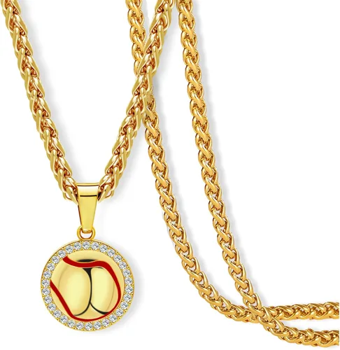 Miniatura 21 de Collar con colgante deportivo para hombres, mujeres, adolescentes, fútbol, baloncesto, béisbol, fútbol, deportes, regalos para fanáticos del