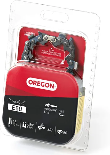 Miniatura 3 de Oregon E60 PowerCut - Cadena de motosierra de 16 pulgadas, se adapta a Husqvarna, Stihl, Echo