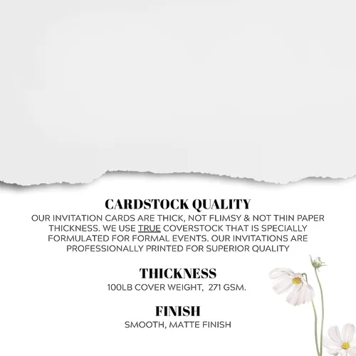 Miniatura 7 de Cantidad de 25 invitaciones de boda País Corazón y sobres de encaje impreso con texto blanco Rustic Theme, Envelopes Included, Printed