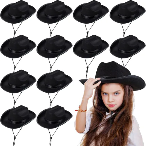 Miniatura 21 de Hercicy Sombreros de vaquero para niños pequeños, sombrero de vaquera para niños y niñas, accesorios de disfraz de bebé, suministros de fiesta