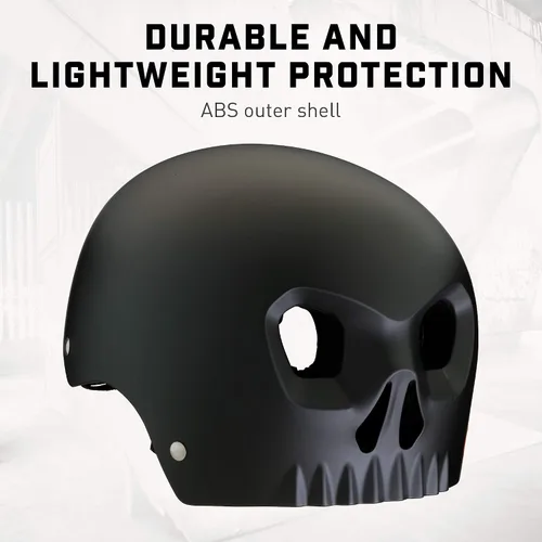 Miniatura 3 de Mongoose - Casco de bicicleta juvenil con caparazón duro para la calle, modelo calavera, multideporte, varios