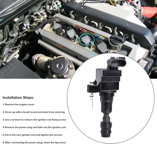 Miniatura 5 de Juego de 4 paquetes de bobinas de encendido para Chevy Malibu Equinox HHR Cobalt Captiva Buick Lacrosse Regal Verano 2007 2008 2009 2010 2011 2012