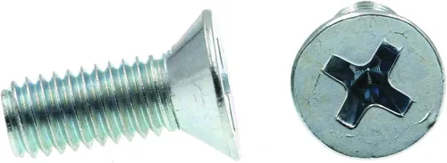 Miniatura 2 de Prime-Line 9001025 Tornillos de máquina, cabeza plana, Phillips Drive, #10-32 X 1/2 pulgadas, acero chapado en zinc (paquete de 100)