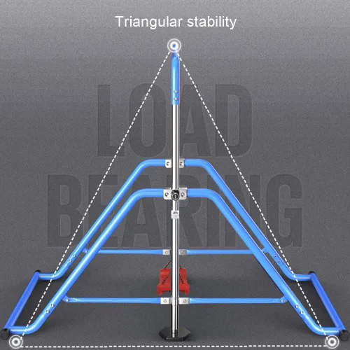 Miniatura 4 de Barra de gimnasia para niños, barra horizontal plegable ajustable para dominadas, barra de entrenamiento junior, equipo deportivo para niños