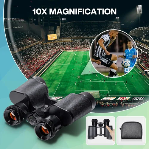 Miniatura 3 de Prismáticos de alta potencia de 10 x 25 para adultos, binoculares compactos impermeables con visión de poca luz para observación de aves, caza