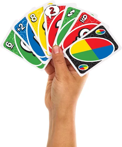 Miniatura 2 de Mattel Games UNO House Rules - Juego de cartas para niños, adultos, familias, noche de juegos y fiestas, los jugadores pueden inventar reglas