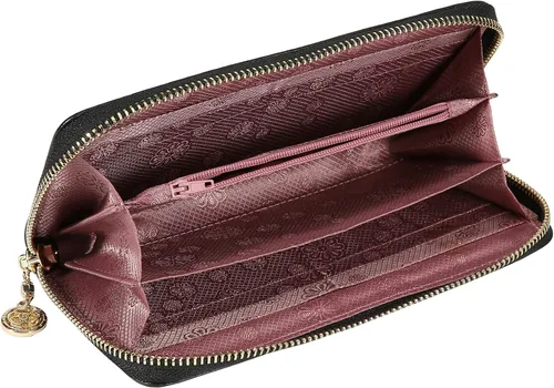 Miniatura 8 de Carteras de cuero para mujer carteras de pulsera de moda bolso de mujer cartera de cuero delgada para tarjetas de crédito para mujer