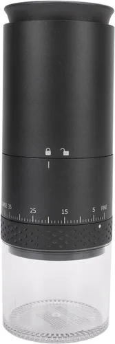 Miniatura 4 de Gavigain Molinillo de café eléctrico, portátil recargable por USB, 38 ajustes de molienda ajustables, diseño compacto, fácil de limpiar