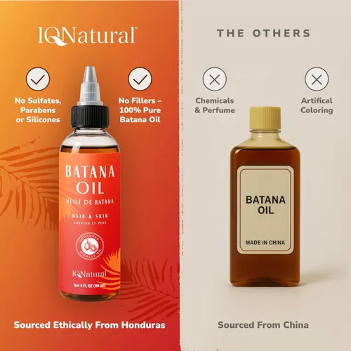 Miniatura 5 de Aceite de batana crudo orgánico para el crecimiento del cabello, para mujeres y hombres, batana natural puro de Honduras, 4 onzas, saludable, más