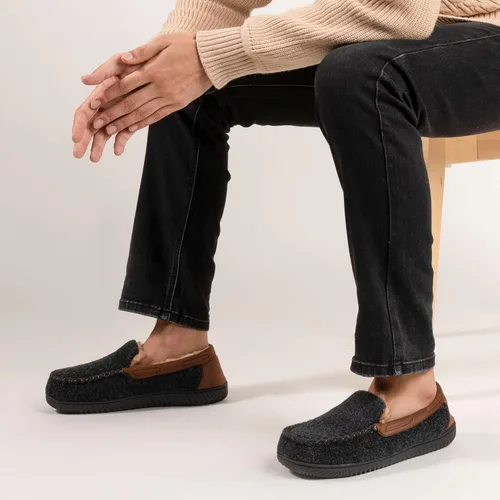 Miniatura 2 de RockDove Hearthfire - Pantuflas de espuma viscoelástica para hombre