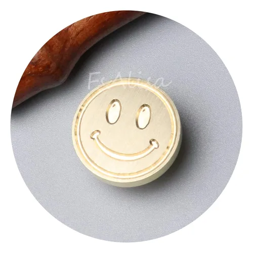 Miniatura 2 de FsAlisa Sello de cera con cabeza de latón extraíble, mango de madera, ideal para adornar sobres, invitaciones de boda, paquetes de vino, envoltura
