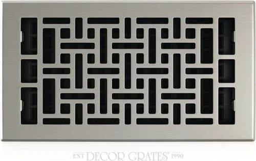Miniatura 9 de Decor Grates Registro de suelo oriental AJH412-RB, 4 x 12 pulgadas, acabado de bronce frotado bronce (Rubbed Bronze Finish)