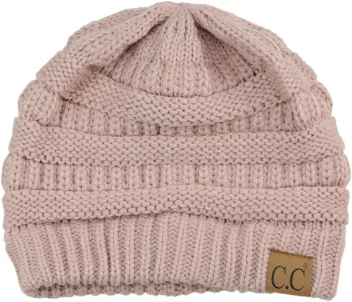 Miniatura 279 de C.C Trendy Warm Chunky Soft Stretch Cable Knit Beanie