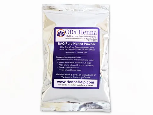 Miniatura 2 de Tinte de pelo de henna natural indio puro, sin productos químicos, BAQ 3.53 oz